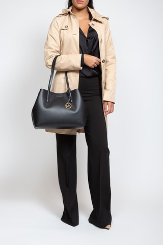 Leren Shopper - Zwart