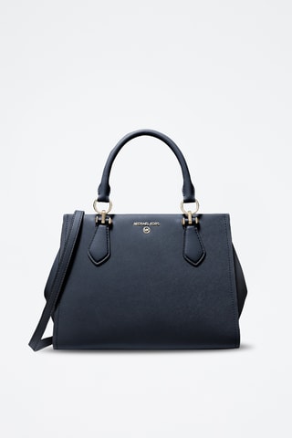 Leren Handtas Marilyn - Marineblauw