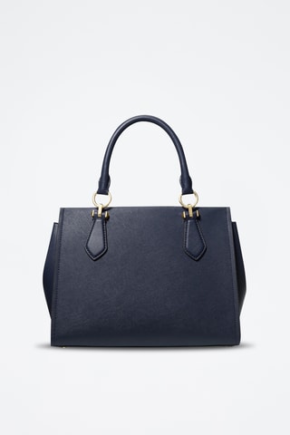 Leren Handtas Marilyn - Marineblauw