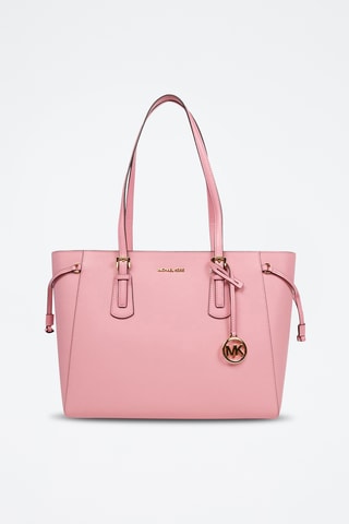 Cabas en cuir Voyager - Rose