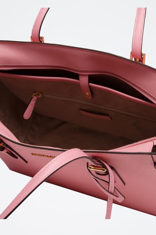 Cabas en cuir Voyager - Rose