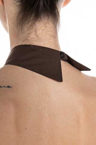 Top sans manches - Marron