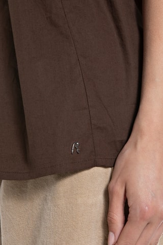 Top sans manches - Marron
