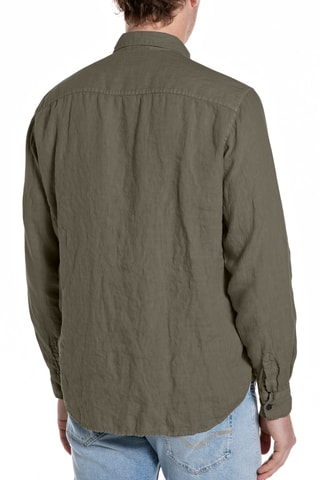 Chemise en lin - Vert