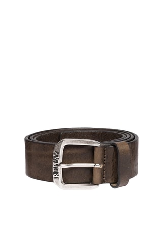 Ceinture en cuir - Gris