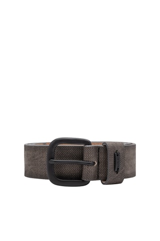 Ceinture en cuir - Marron foncé