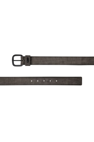 Ceinture en cuir - Marron foncé