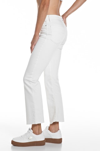 Pantalon flare - Blanc