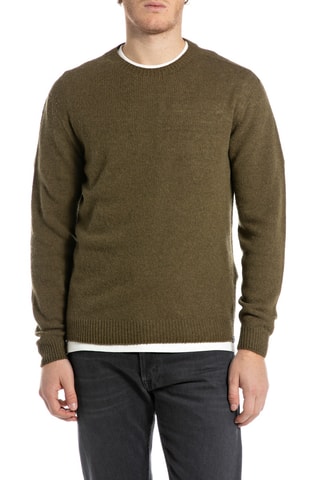 Sweat en laine - Kaki