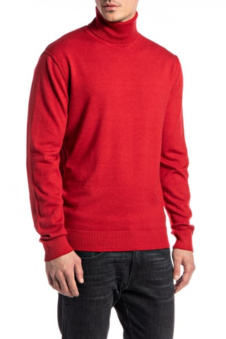 Pull en laine - Rouge foncé