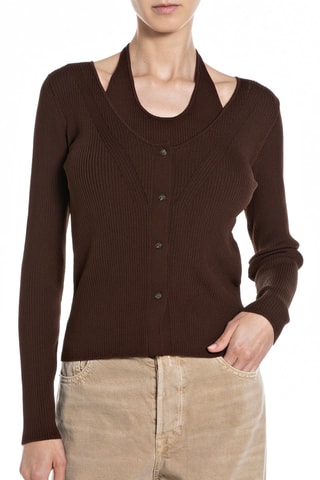 Cardigan - Marron