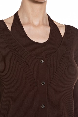 Cardigan - Marron