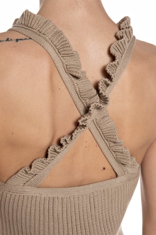 Top sans manches - Beige