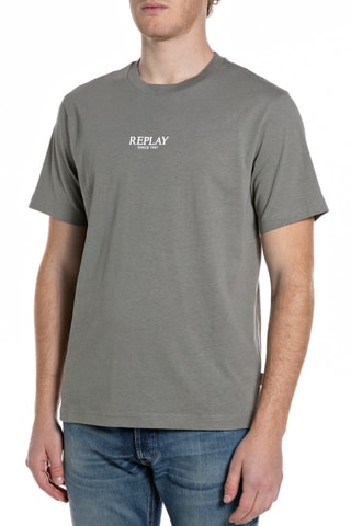 T-shirt en lin - Gris