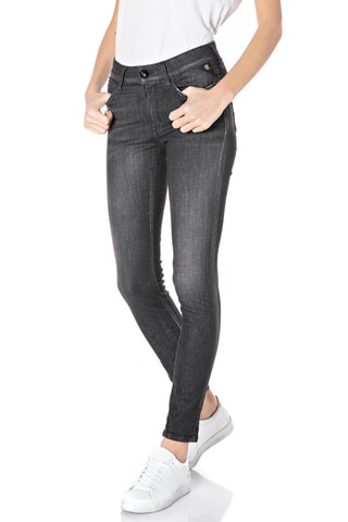 Jean Skinny taille haute Luzien - Gris foncé