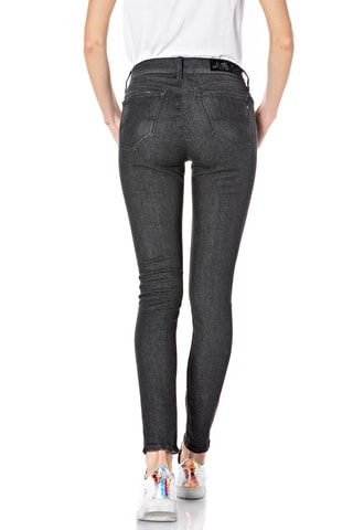 Jean Skinny taille haute Luzien - Gris foncé