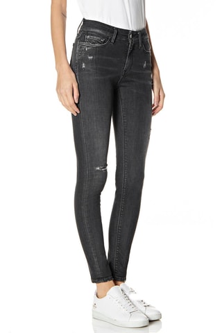 Jean Skinny taille haute Luzien - Gris foncé