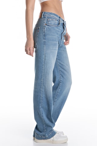 Jean wide legs - Bleu