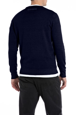 Pull en laine - Bleu