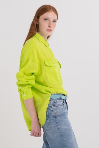 Chemise en lin - Vert