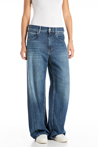 Jean wide legs - Bleu