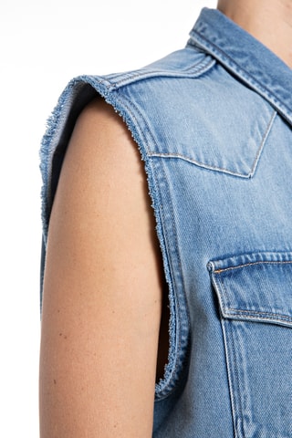 Chemise sans manches - Bleu