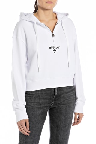 Sweat à capuche - Blanc
