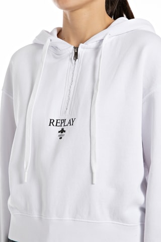 Sweat à capuche - Blanc