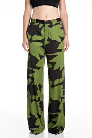Pantalon - Vert et noir