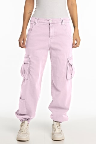 Pantalon cargo - Rose