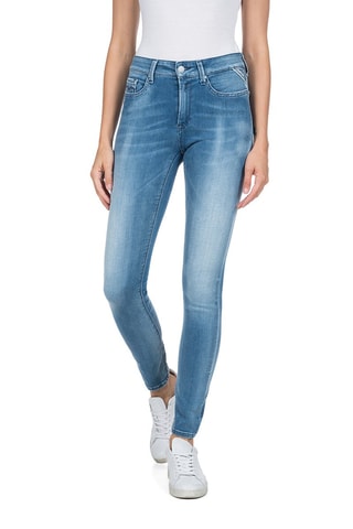 Jean Skinny taille haute Luzien - Bleu clair