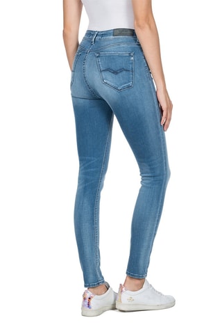 Jean Skinny taille haute Luzien - Bleu clair