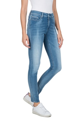 Jean Skinny taille haute Luzien - Bleu clair
