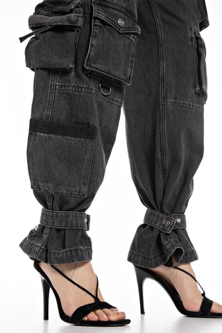 Pantalon cargo - Noir