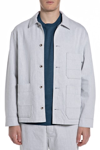 Veste - Bleu marine et écru