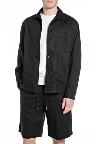 Veste en lin - Noir