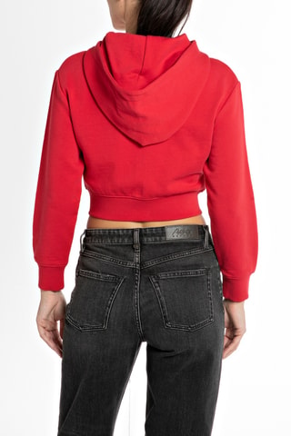 Sweat à capuche - Rouge