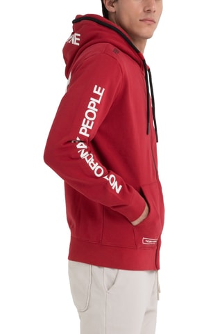 Sweat à capuche - Rouge