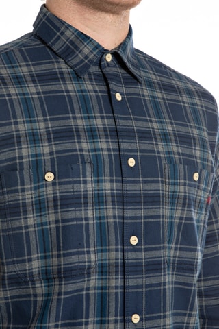 Chemise - Bleu et gris