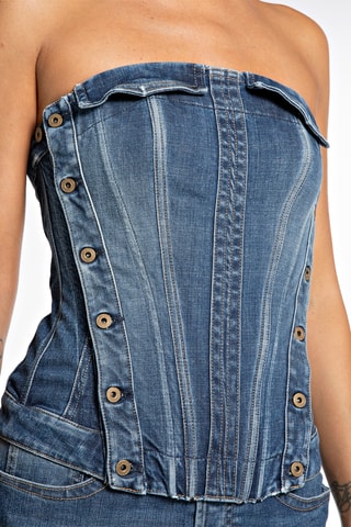 Top sans manches - Bleu