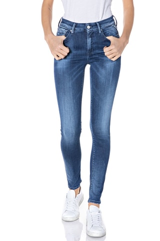 Jean Skinny taille haute Luzien - Bleu