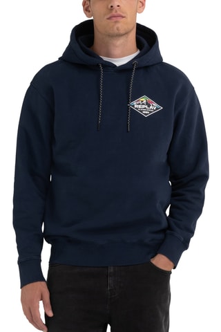 Sweat à capuche - Bleu