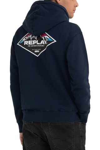 Sweat à capuche - Bleu