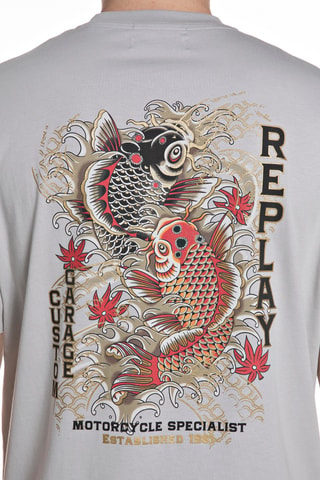 T-shirt en coton biologique - Gris