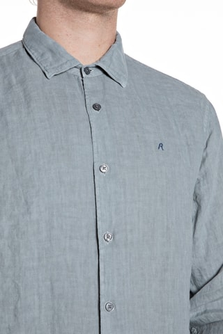 Chemise en lin - Bleu