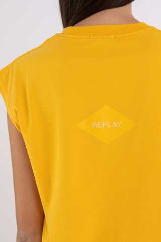 T-shirt en coton biologique - Jaune