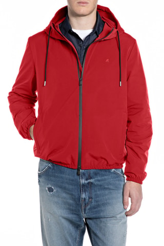 Veste à capuche - Rouge