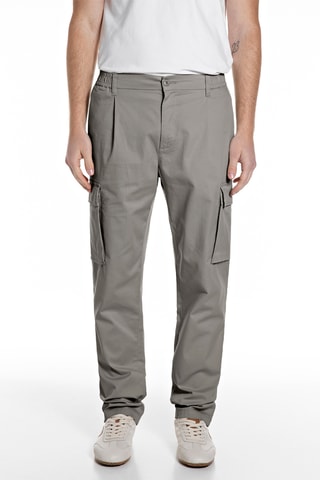 Pantalon cargo - Gris