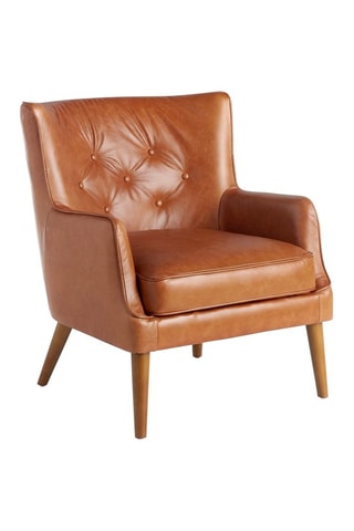 Fauteuil - Marron - En cuir