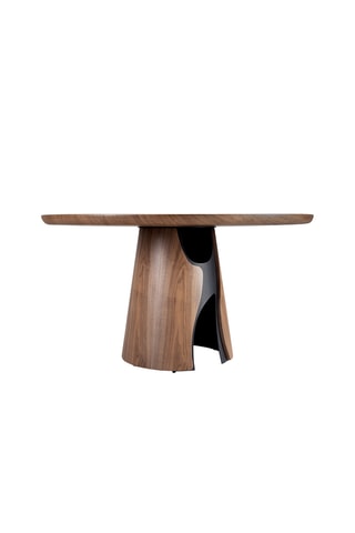 Table à manger en noyer - 140 x 76 x 140 cm